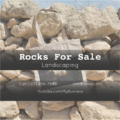 Raketten voor de verkoop van Adverteren Stickers (Voorkant)