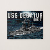 Rakettorpedobootjager Decatur Legpuzzel (Horizontaal)