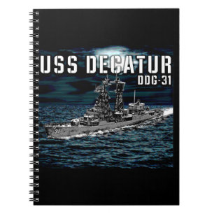 Rakettorpedobootjager Decatur Notitieboek