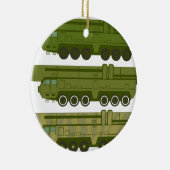 rakettransportvector keramisch ornament (Rechts)