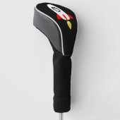 Raketvlakke illustratie van het clipart golfheadcover (Schuin)