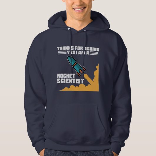 raketwetenschapper hoodie (Voorkant)