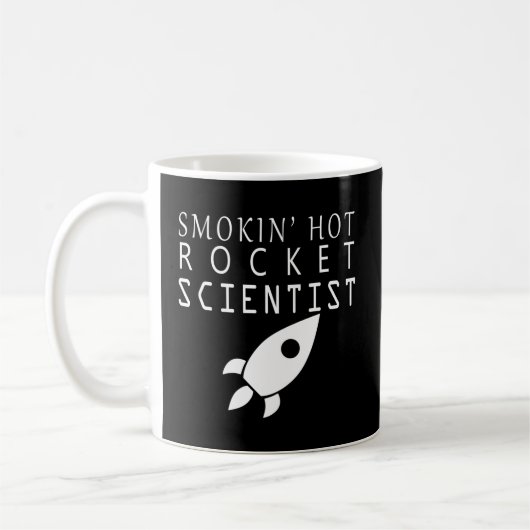 Raketwetenschapper Raketry Nerd voor Science Geek Koffiemok (Links)