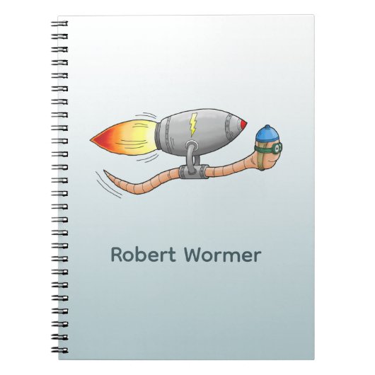 Raketworm Notitieboek (Voorkant)