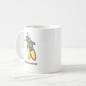 Raketzeehengst Koffiemok (Voorkant links)