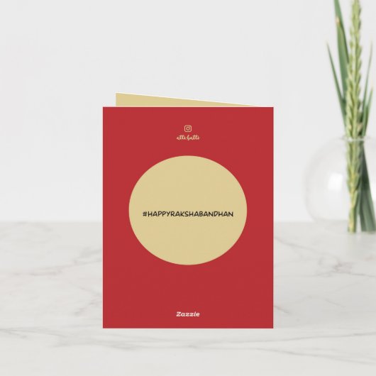RAKHI KAART (Achterkant)