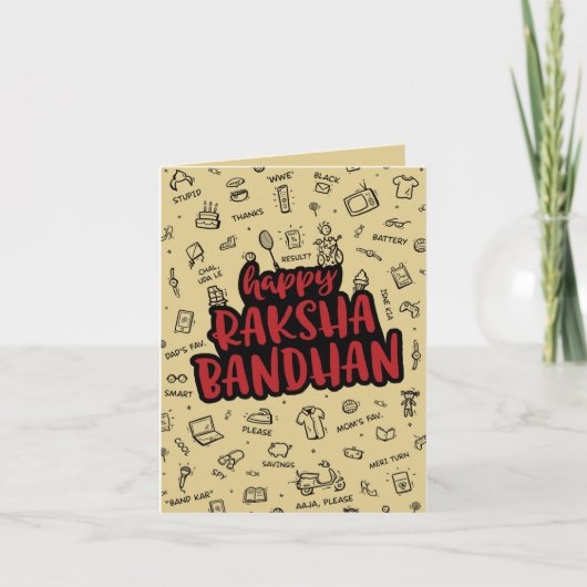 RAKHI KAART (Voorkant)