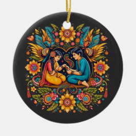 Rakhi Love Keramisch Ornament