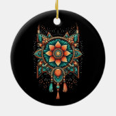 Rakhi Love Keramisch Ornament (Achterkant)