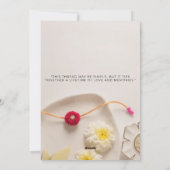 Rakhi-vlakkaart Feestdagenkaart (Achterkant)