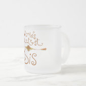 Rakhi - Wereldwijde zestigste zusje Matglas Koffiemok (Voorkant rechts)