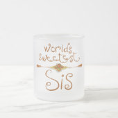 Rakhi - Wereldwijde zestigste zusje Matglas Koffiemok (Center)