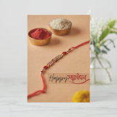 RakhshaBandhan Kaart (Staand voorkant)