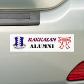 RAKKASAN 187th Alumni Bumpersticker (Op auto)