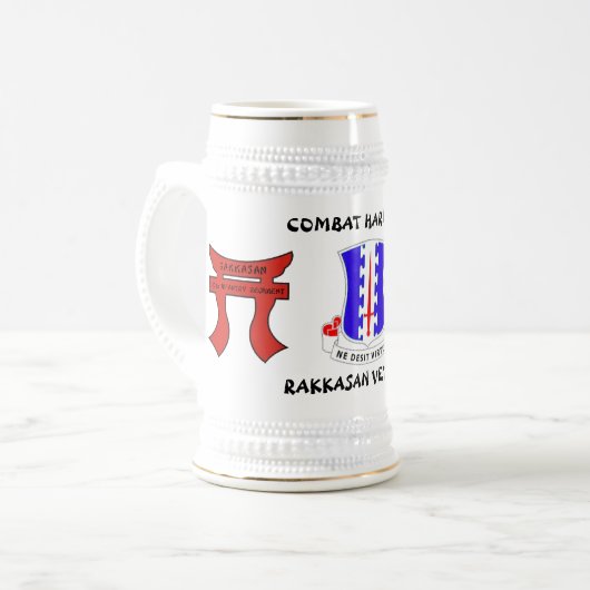 Rakkasan 187th Inf. Reg. Combat (pre-101st.) Bierpul (Voorkant links)