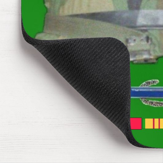 Rakkasan Vietnam Vet mousepad met CIB-ontwerp Muismat (Hoek)