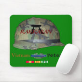 Rakkasan Vietnam Vet mousepad met CIB-ontwerp Muismat (Met muis)