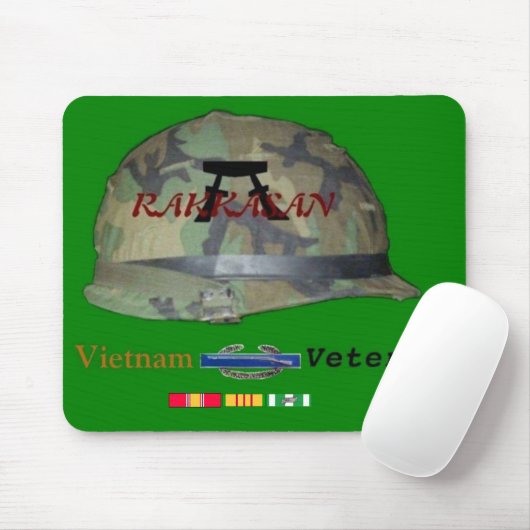 Rakkasan Vietnam Vet mousepad met CIB-ontwerp Muismat (Met muis)