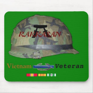 Rakkasan Vietnam Vet mousepad met CIB-ontwerp Muismat