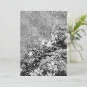 Rakken in het zee, boven uitzicht 2 bedankkaart (Staand voorkant)