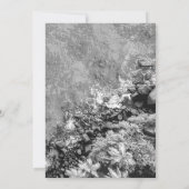 Rakken in het zee, boven uitzicht 2 bedankkaart (Achterkant)