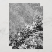 Rakken in het zee, boven uitzicht 2 bedankkaart (Voorkant / Achterkant)