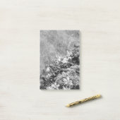 Rakken in het zee, boven uitzicht 2 post-it® notes (Op bureau)