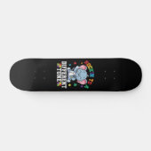 Rakken naar een ander Tune Cute Elephant Autism Persoonlijk Skateboard (Horizontaal)