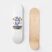 Rakken naar een ander Tune Cute Panda Autism Persoonlijk Skateboard (Voorkant)