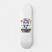 Rakken naar een ander Tune Cute Panda Autism Persoonlijk Skateboard (Voorkant)