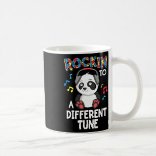 Rakken naar een ander Tune Panda Autisme bewustzij Koffiemok