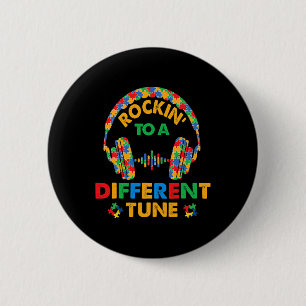 Rakken naar een ander tunnelauditief Kind Ronde Button 5,7 Cm