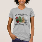 Rakken rond de kerstboom t-shirt (Voorkant)