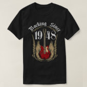 Rakken sinds 1948 73 jaar oud cadeau t-shirt (Design voorkant)