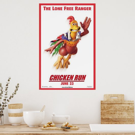 Rakker op de vlieger poster (Keuken)