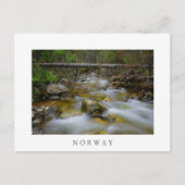 Rakker woud maakt witte tekst briefkaart (Voorkant)