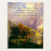 Rakkerbouwer voor sereniteitsgebed in bergen planner (Voorkant)