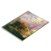 Rakkergebergte notitieboek voor sereniteitsgebed (Linkerzijde)