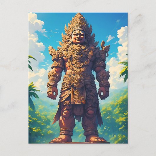 “Raksasa Nusantara” (Reus van de Archipel) Briefkaart (Voorkant)