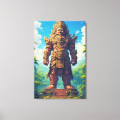 “Raksasa Nusantara” (Reus van de Archipel) Canvas Afdruk (Voorkant)