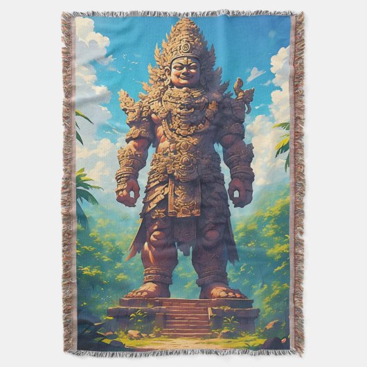 “Raksasa Nusantara” (Reus van de Archipel) Deken (Voorkant Verticaal)
