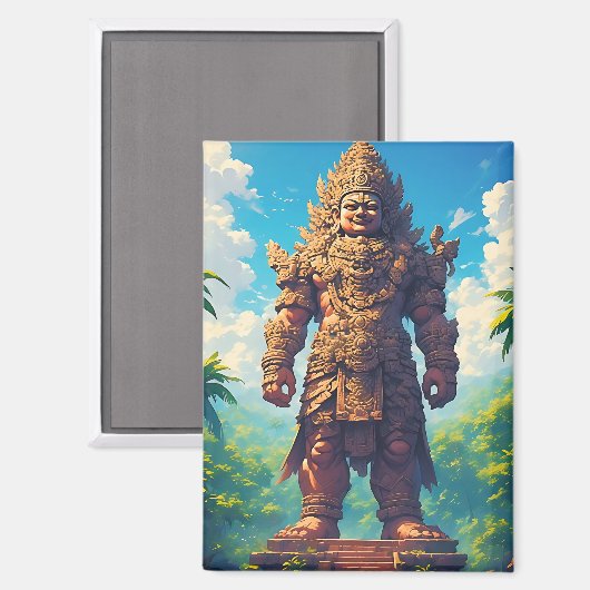 “Raksasa Nusantara” (Reus van de Archipel) Magneet (Voorkant / Achterkant)