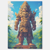 “Raksasa Nusantara” (Reus van de Archipel) Magneet (Voorkant)
