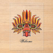 Raksha Acryl Uitnodigingen (Voorkant)