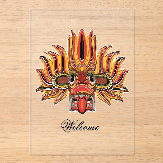 Raksha Acryl Uitnodigingen (Voorkant)