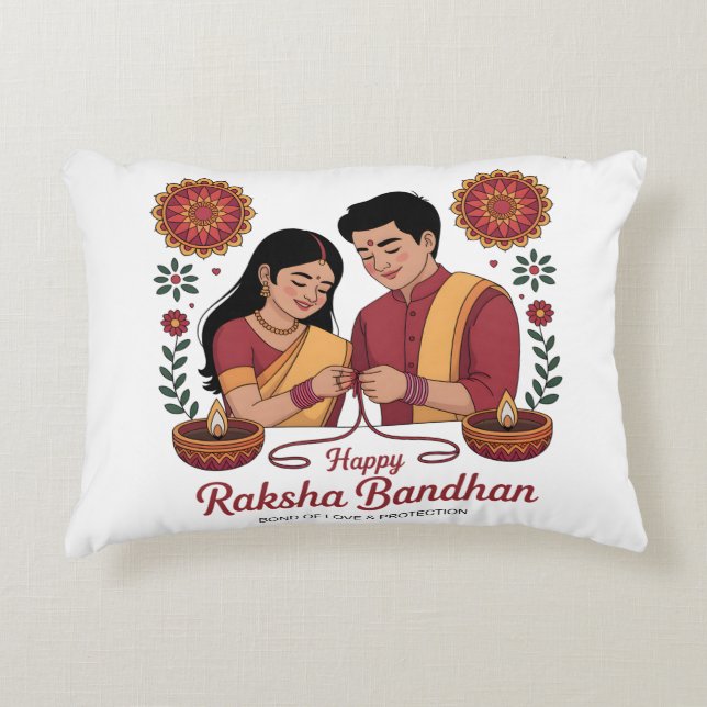 Raksha Bandhan Accent Pillow Kussen (Voorkant)