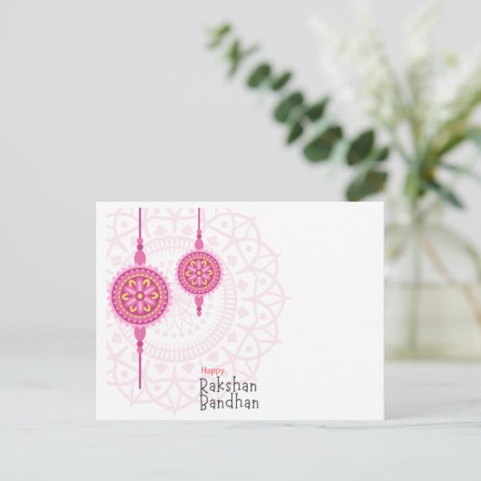 Raksha Bandhan Briefkaart (Staand voorkant)