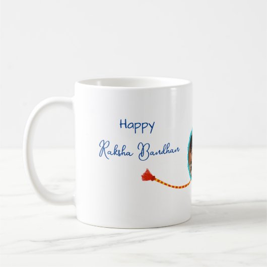 Raksha bandhan cadeau met foto, Rakhi / Rakhri mok (Links)