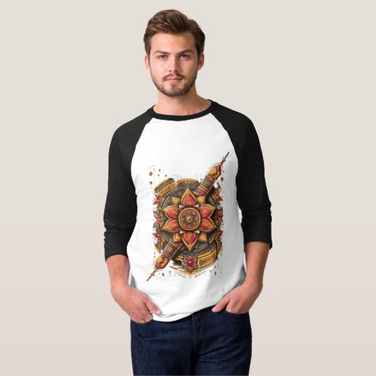 Raksha Bandhan Celebration T-shirt (Voorkant volledig)