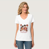 Raksha Bandhan Dames V-hals T-shirt (Voorkant volledig)